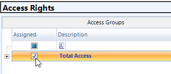 Assign Access Group